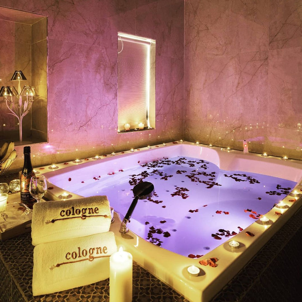 Property,Purple,Light,Interior design,Lighting,Architecture,Decoration,Violet,Floor,Flooring