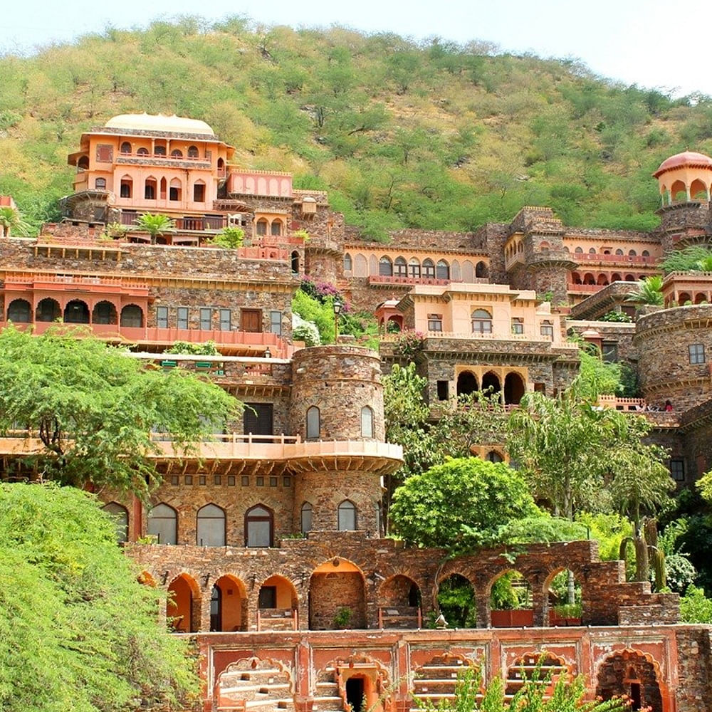 Mountain,Nature,Plant,Tree,Vegetation,Building,Natural landscape,Wall,Landscape,Landmark