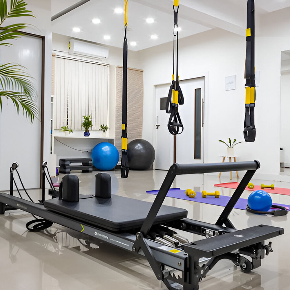 Plant,Exercise equipment,Lighting,Houseplant,Interior design,Building,Gym,Floor,Flooring,Physical fitness