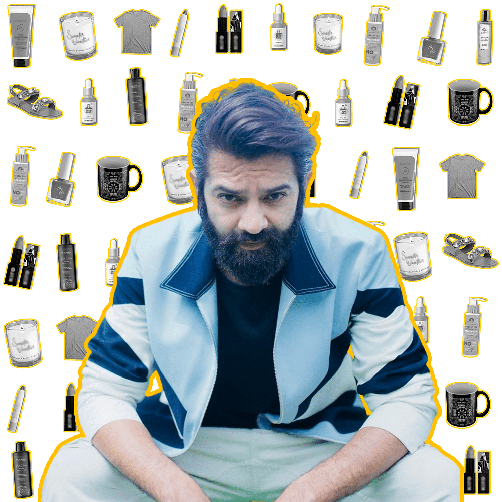 Hair,Head,Hairstyle,Facial expression,Beard,Yellow,Gesture,Eyewear,Facial hair,Font