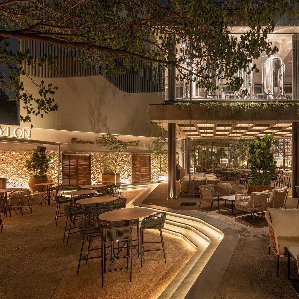 Chair,Restaurant,Balcony,Houseplant,Courtyard,Hotel