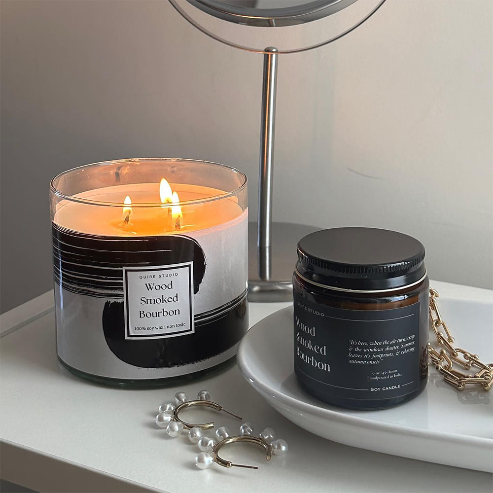 Wax,Glass,Cylinder,Candle holder,Candle,Serveware,Tin,Silver,Still life photography,Mason jar