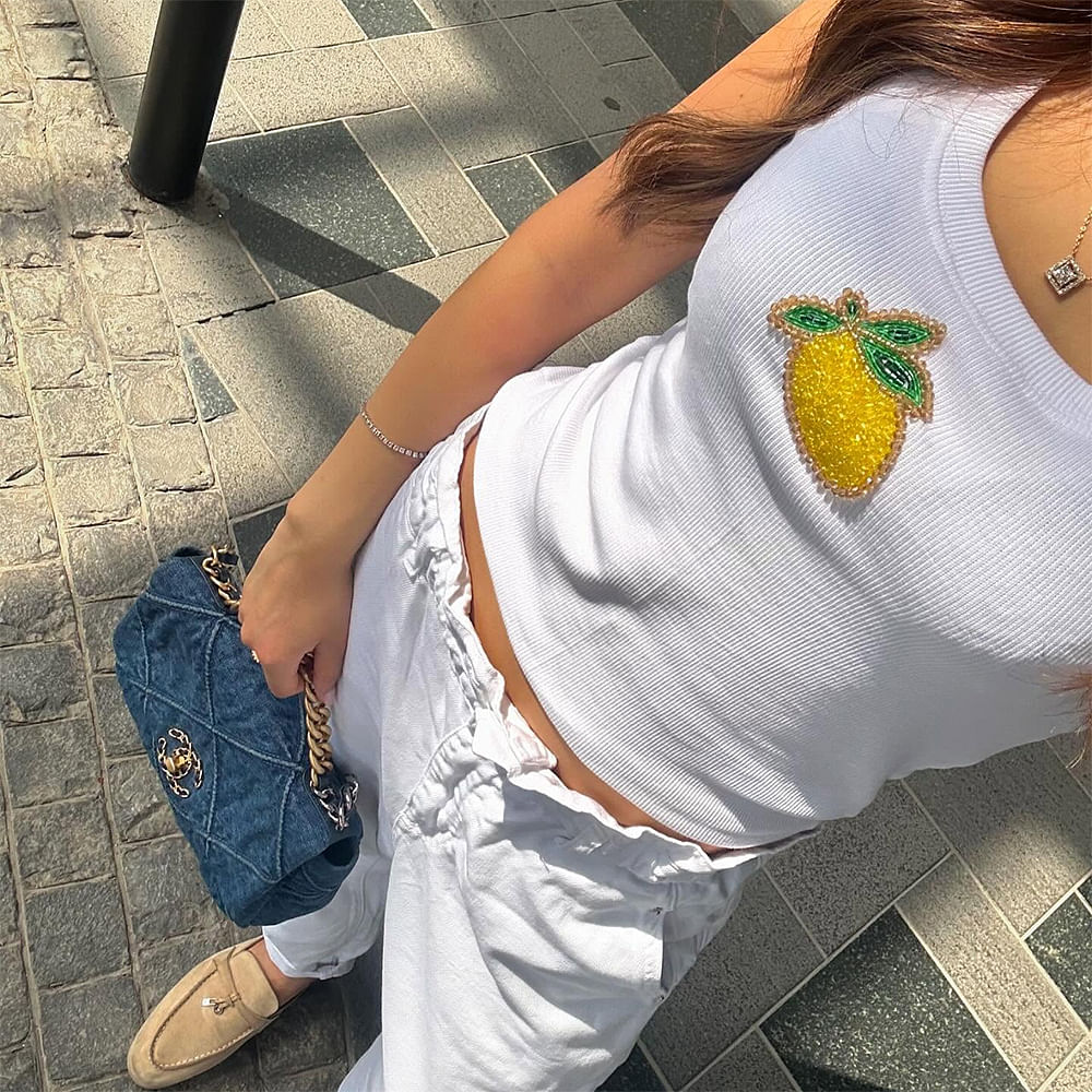 Waist,Pineapples,Bag,Fruit,Produce,Pineapple,Citrus