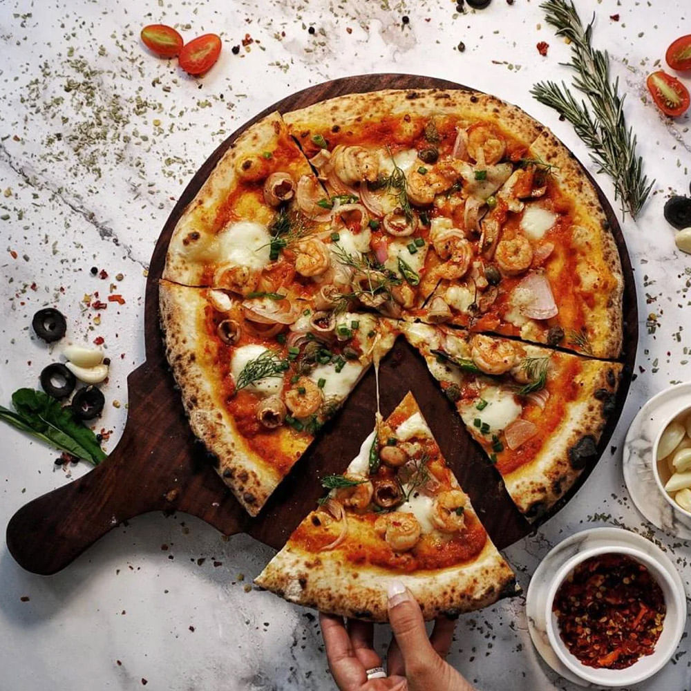 Food,Pizza,Ingredient,Tableware,Pizza cheese,Fast food,Cooking,Cheese,Recipe,Baking