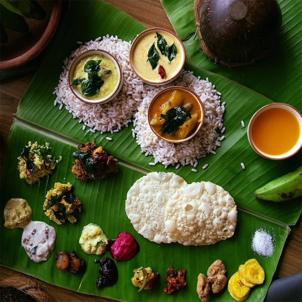 Food,Tableware,Ingredient,Rice,Banana leaf rice,Sadhya,Recipe,Dishware,Staple food,Telugu cuisine
