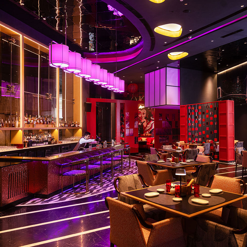 Interior design,Furniture,Lighting,Restaurant,Ceiling,Chair,Light fixture,Bar,Drinking establishment,Pub