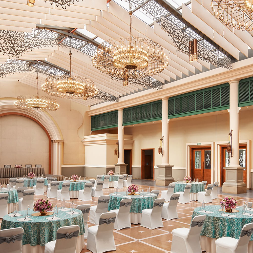 Interior design,Ceiling,Furniture,Light fixture,Lighting,Chair,Hall,Event,Banquet,Chandelier