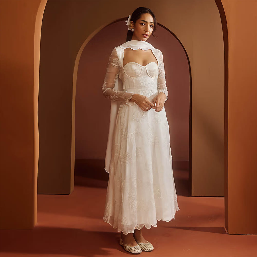 modern indian bridesmaid dresses Jacqui Deep V-neck Maternity Bridesmaids Dress main image 1