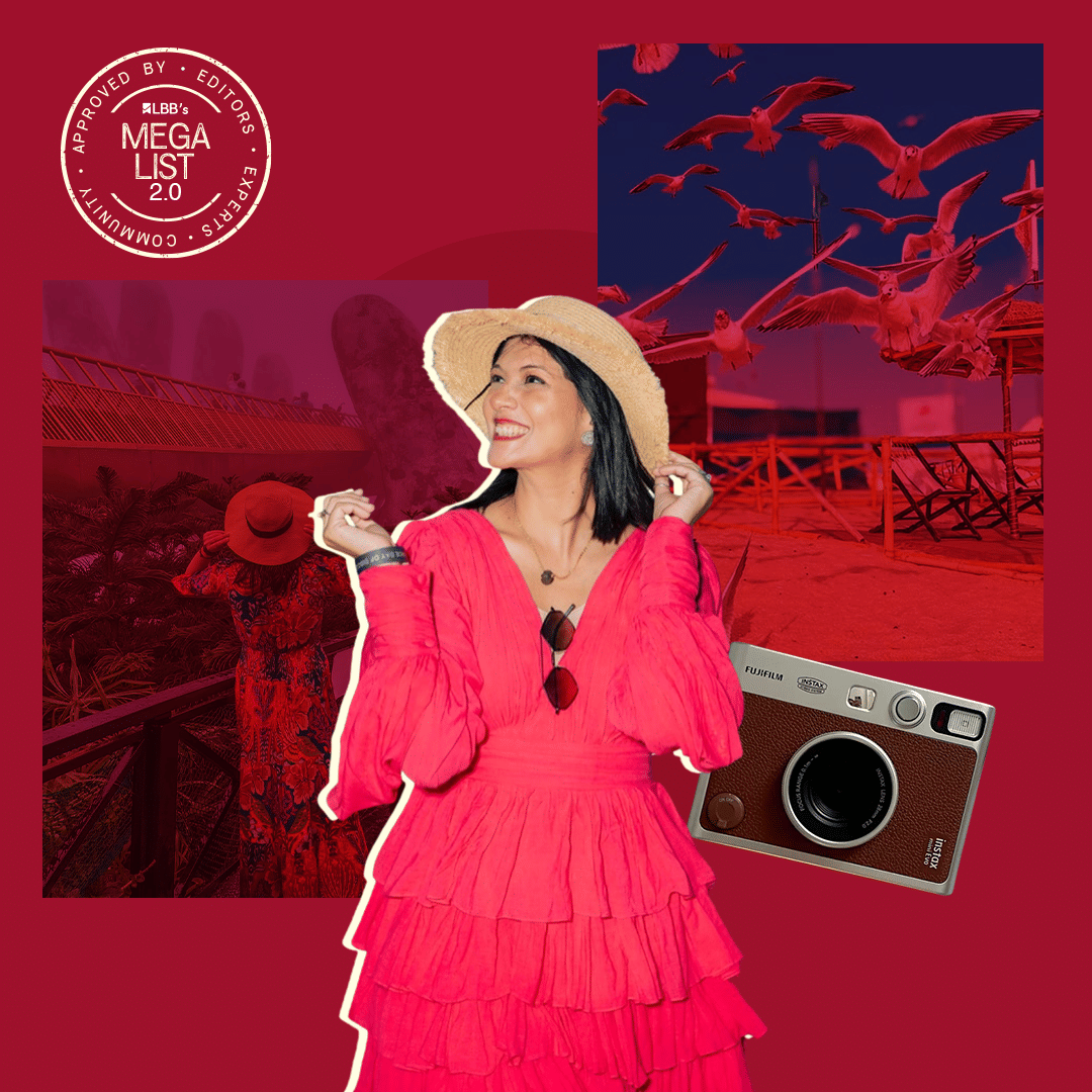 Red,Fashion,Dress,Advertising,Umbrella,Sun hat,Graphic design,Retro style,One-piece garment