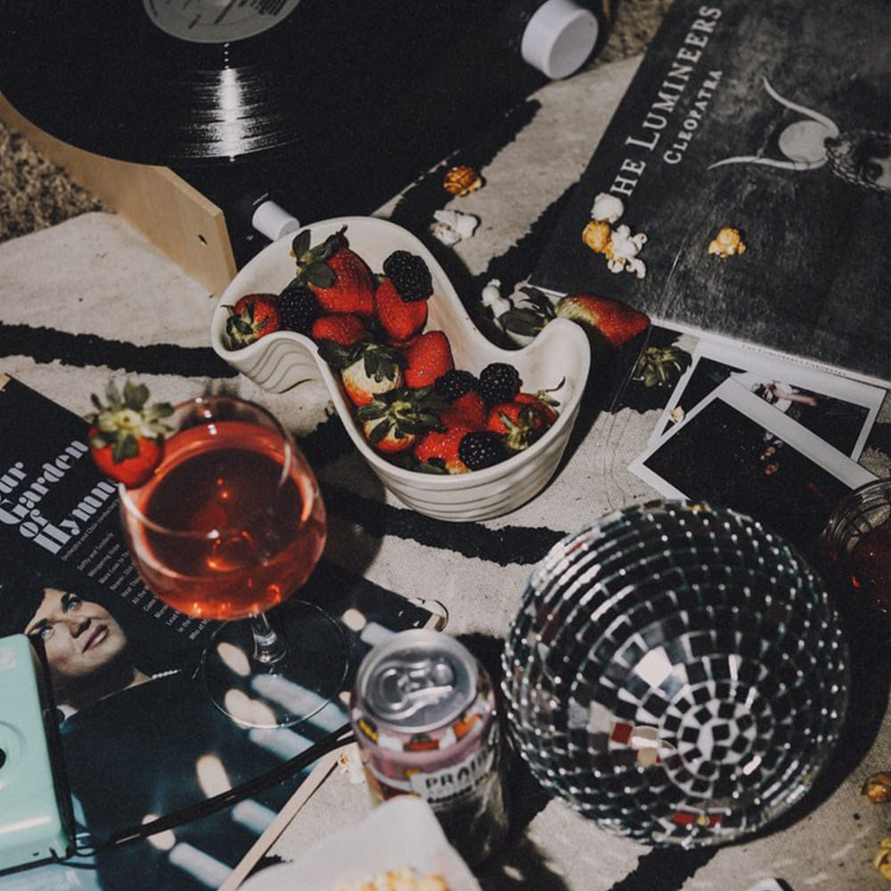 Liquor,Stemware,Phonograph record,Food,Rose family